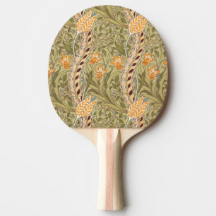 Raquete De Ping Pong Jardim de Narcisos Flor Clássica Bota William Morr
