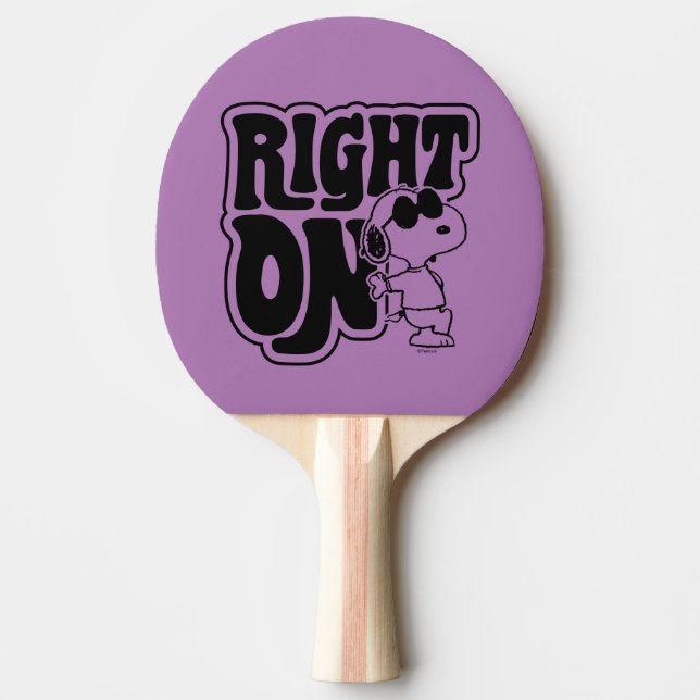 Raquete De Ping Pong Joe Legal - Direita Em (Frente)