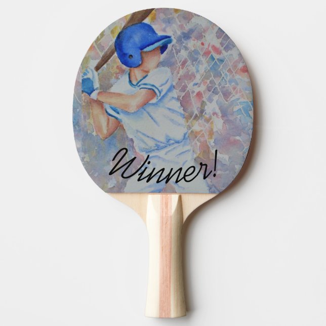 Raquete De Ping Pong Jogador Baseball Vencedor (Frente)