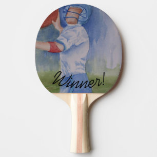 Raquete De Ping Pong Jogador de futebol vencedor