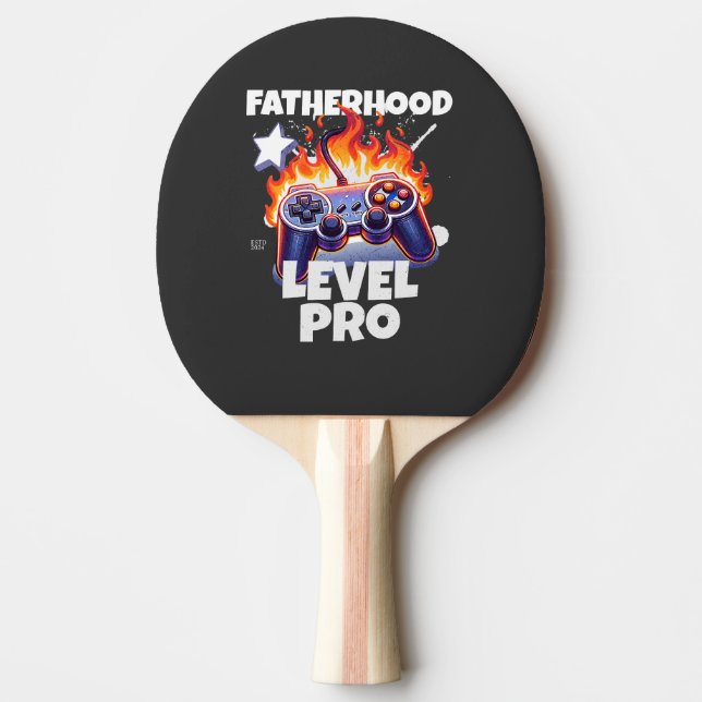 Raquete De Ping Pong Jogos pro nível paternidade (Frente)