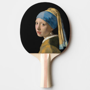 Raquete De Ping Pong Johannes Vermeer - Rapariga com um Ouriço de Pér