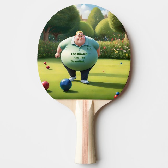 Raquete De Ping Pong Jolly Lawn Bowler Man, (Frente)