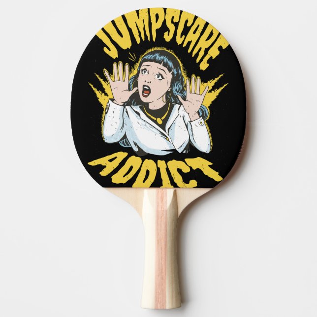 Raquete De Ping Pong  Jumpscare Addict  (Frente)