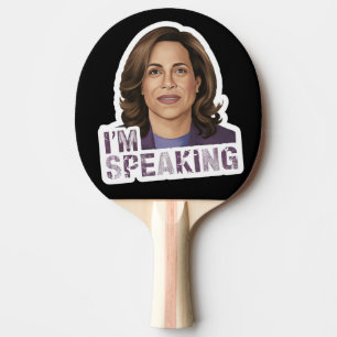 Raquete De Ping Pong Kamala Harris Eu Estou Falando, Citação Histórica 