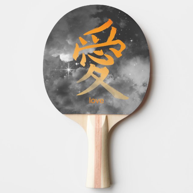 RAQUETE DE PING PONG KANJI ADORA PASTA-PINHA DO CÉU ARMAZENADO (Frente)