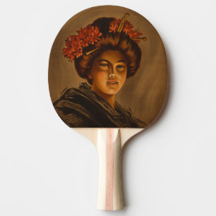 Raquete De Ping Pong Karama: Romance Japonais Actrice Geisha
