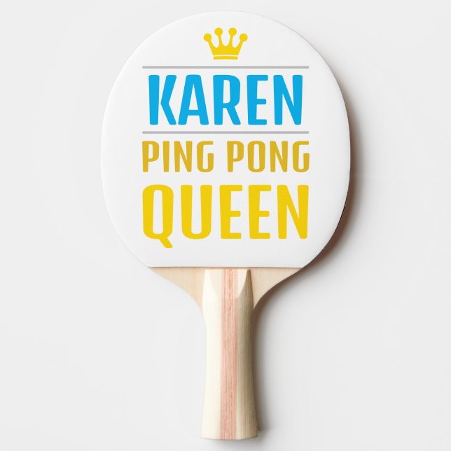 Raquete De Ping Pong Karen (Frente)