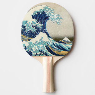 Raquete De Ping Pong Katsushika Hokusai - A onda do Excelente de Kanaga