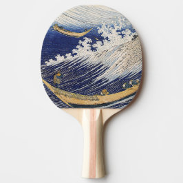 Raquete De Ping Pong Katsushika Hokusai. Ondas oceânicas