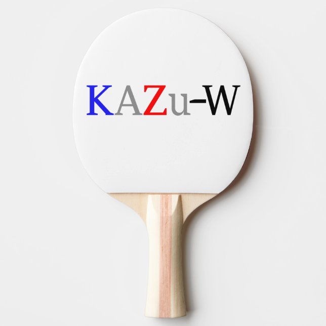 Raquete De Ping Pong KAZu-W (Frente)
