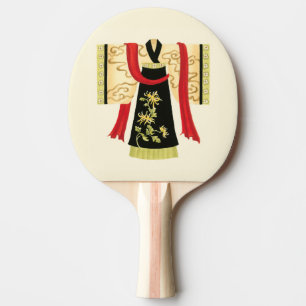 Raquete De Ping Pong Kimono japonês tradicional com Impressão floral