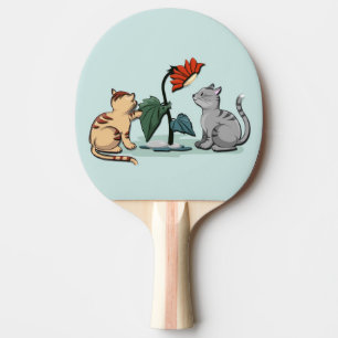 Raquete De Ping Pong Kittens Summer Delight Seafoam Green