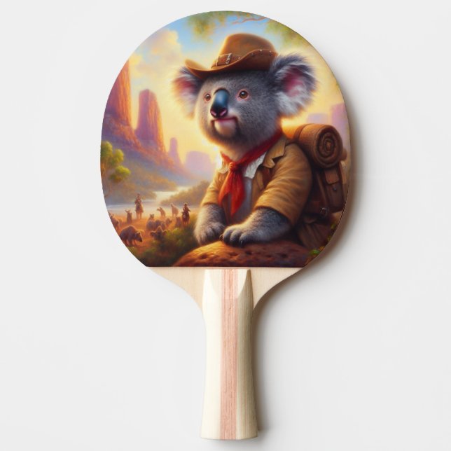 Raquete De Ping Pong Koala Explorer (Frente)