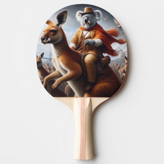 Raquete De Ping Pong Koala Kangaroo Rider (Frente)