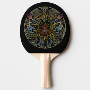 Raquete De Ping Pong Kokopelli Duo - Homem No Maze - Dreamcatcher 1