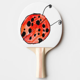 Raquete De Ping Pong Ladybug