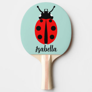 Raquete De Ping Pong Ladybug Pattern