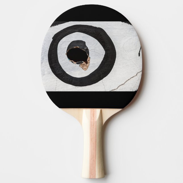 Raquete De Ping Pong lágrimas alvo (Frente)