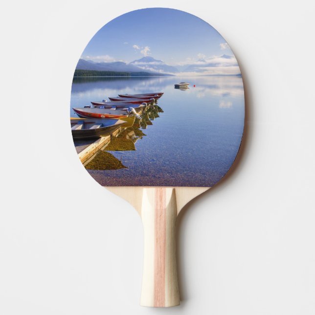 Raquete De Ping Pong Lake McDonald, Glacier National Park, Montana, (Frente)