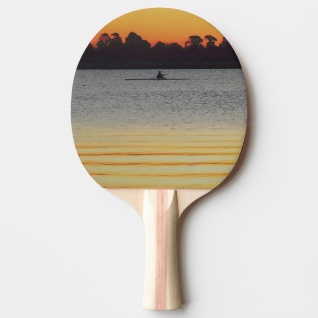 Raquete De Ping Pong Lake Wendouree Calm Before Nightfall (Frente)