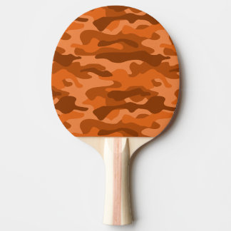 Raquete De Ping Pong Laranja Espanhol Camuflagem Monocor Basebol