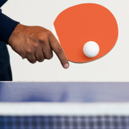 Raquete de Ping Pong Laranja Personalizada