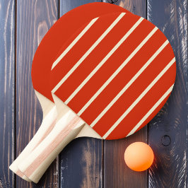 Raquete De Ping Pong Laranja sanguínea e Sólido