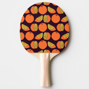 Raquete De Ping Pong Laranjas sem soldadura, textura de safra.