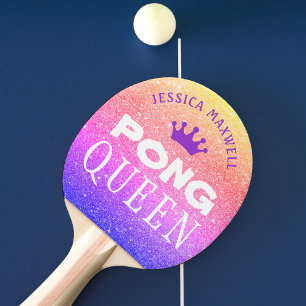 Raquete De Ping Pong Largura Personalizada de Multicores PING PONG QUEE