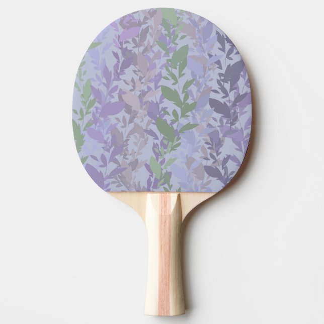 Raquete De Ping Pong Leafy Creeping Vine Drawing Pattern With Pastels (Frente)