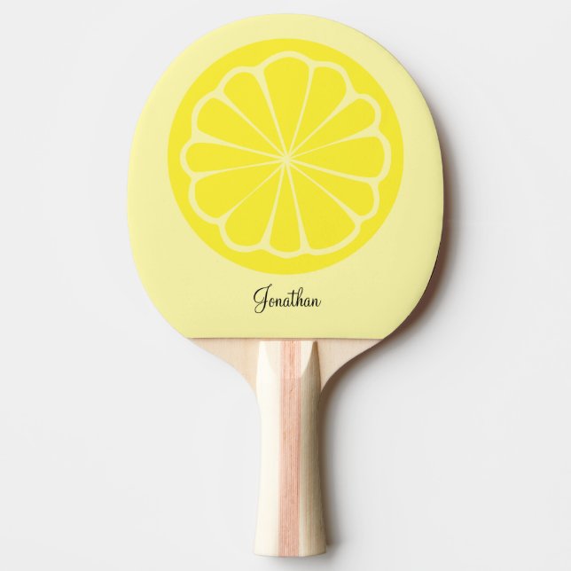 Raquete De Ping Pong Legal Lemon Amarelo (Frente)