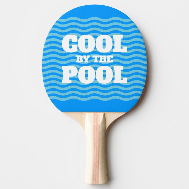Raquete De Ping Pong Legal pela piscina engraçada no verão vibe mesa tê (Frente)