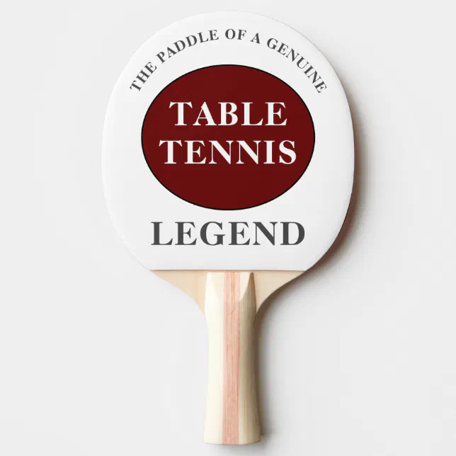Raquete De Ping Pong Legenda de pino de pino de Tênis de Mesa para adic