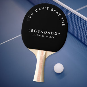 Raquete De Ping Pong Legendaddy para Pais lendários minimalista de dive