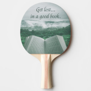 Raquete De Ping Pong Leia livros, perca-se em um bom livro