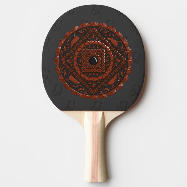 Raquete de Ping Pong Leo Mandala (Frente)