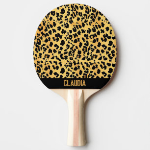 Raquete De Ping Pong Leopard Pattern
