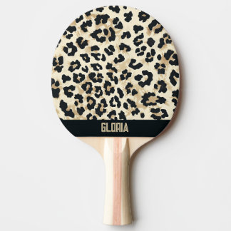 Raquete De Ping Pong Leopard Pattern