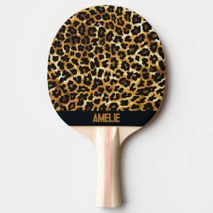 Raquete De Ping Pong Leopard Pattern