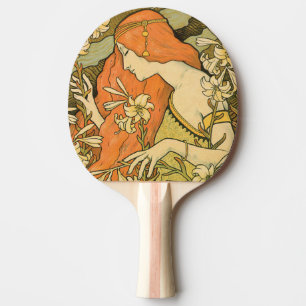 Raquete De Ping Pong L'Ermitage French Nouveau Woman no Campo da Flor