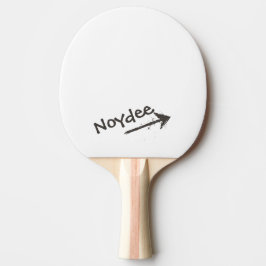 Raquete De Ping Pong Letras pretas e seta em você