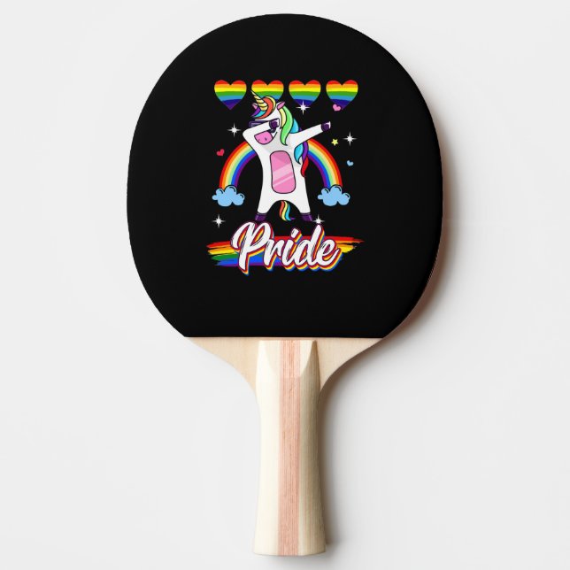 RAQUETE DE PING PONG LGBT (Frente)