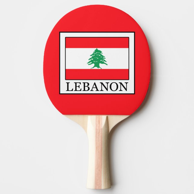 Raquete De Ping Pong Líbano (Frente)