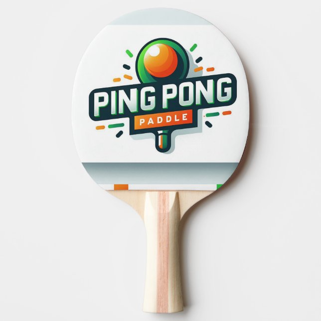 Raquete De Ping Pong Libere sua energia e velocidade na Mesa (Frente)