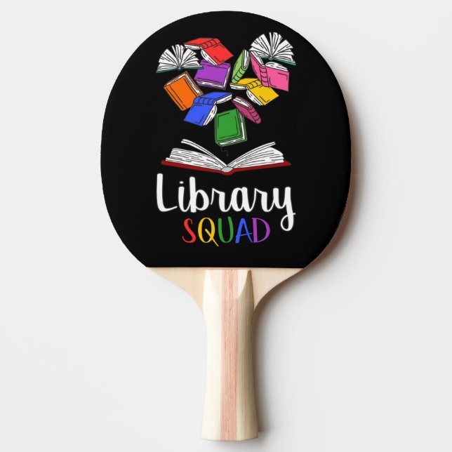 Raquete De Ping Pong Library Squad I (Frente)