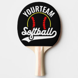 Raquete De Ping Pong Liga Personalizada do ADD do Jogador do Softball T