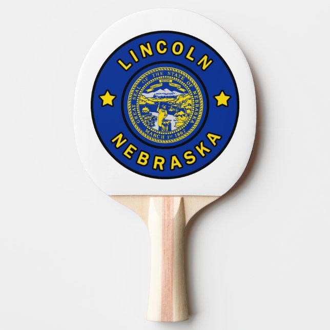 Raquete De Ping Pong Lincoln Nebraska (Frente)