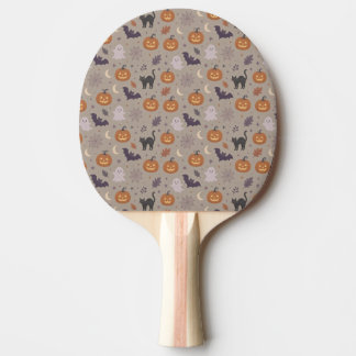 Raquete De Ping Pong Lindo padrão de Halloween
