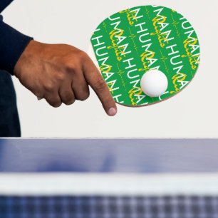 Raquete De Ping Pong Linha de vida dos direitos humanos